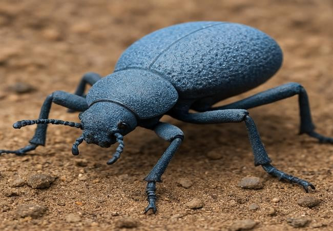 Why the Blue Death Feigning Beetle’s Color Makes It the Ideal Display Pet